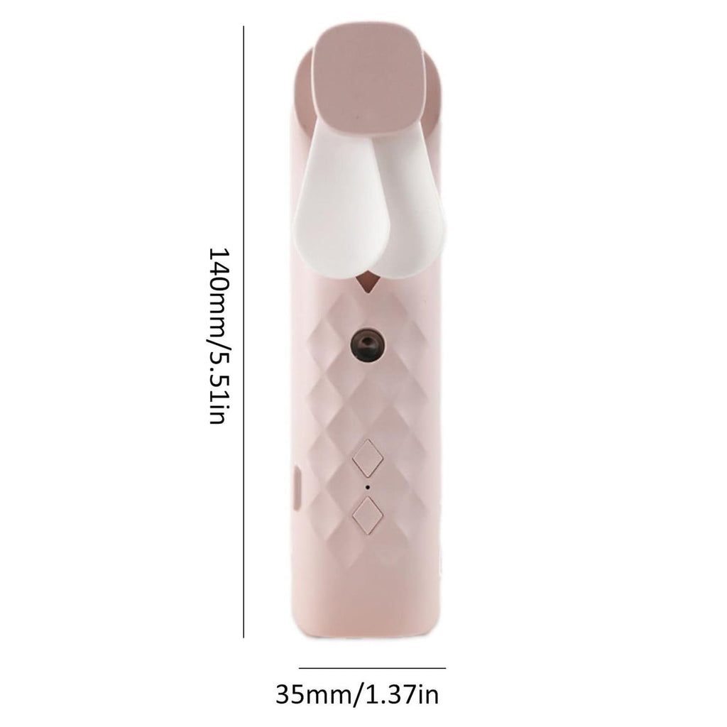 Ventilador e Pulverizador Facial Nano Mist Rosa Hathorium